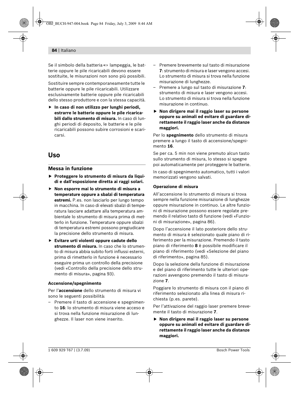 Bosch GLM 150 Professional User Manual | Page 84 / 440