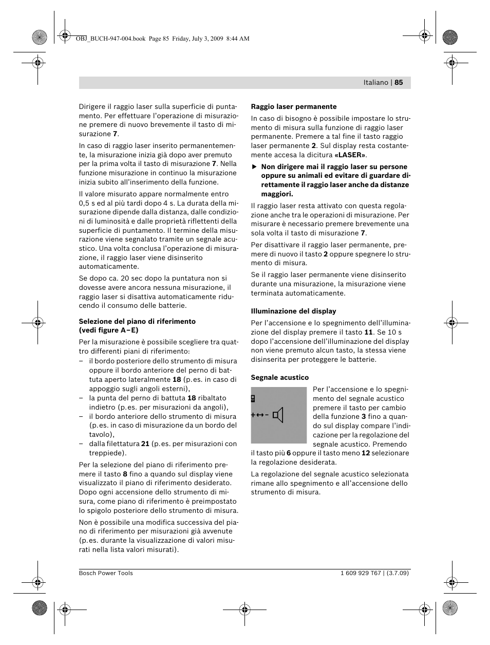 Bosch GLM 150 Professional User Manual | Page 85 / 440