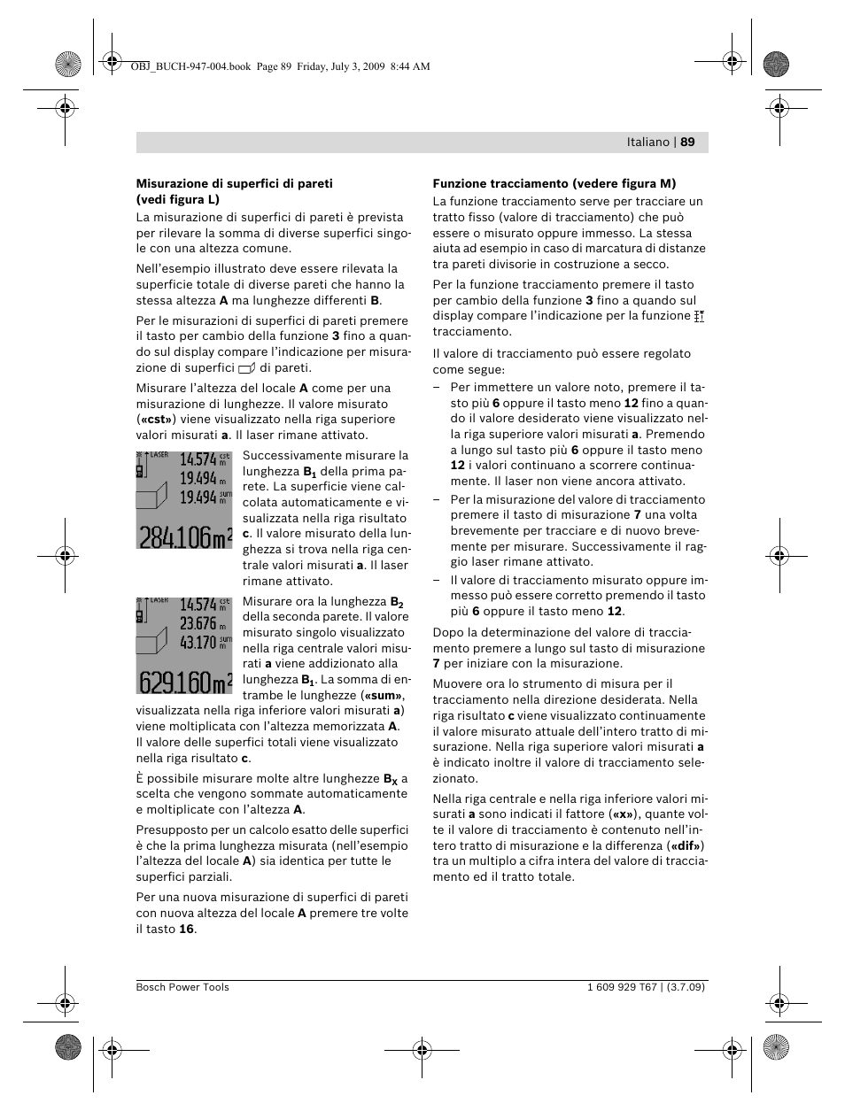 Bosch GLM 150 Professional User Manual | Page 89 / 440