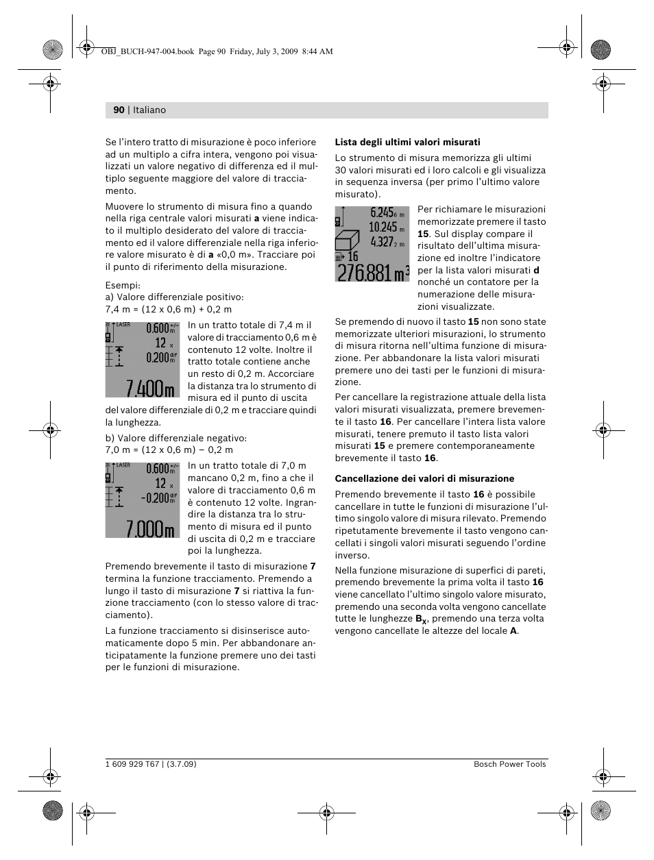 Bosch GLM 150 Professional User Manual | Page 90 / 440