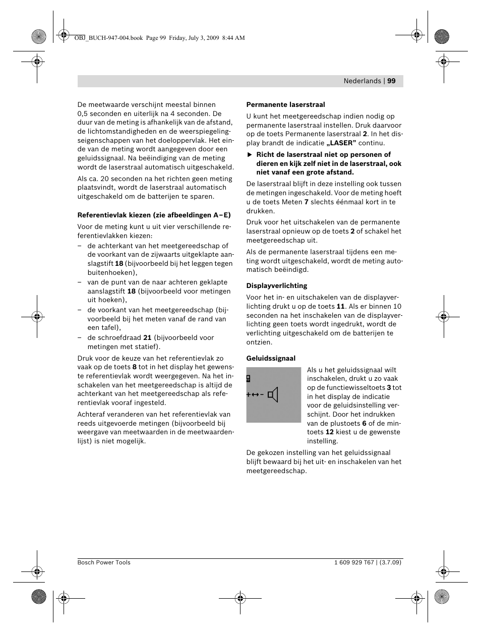 Bosch GLM 150 Professional User Manual | Page 99 / 440