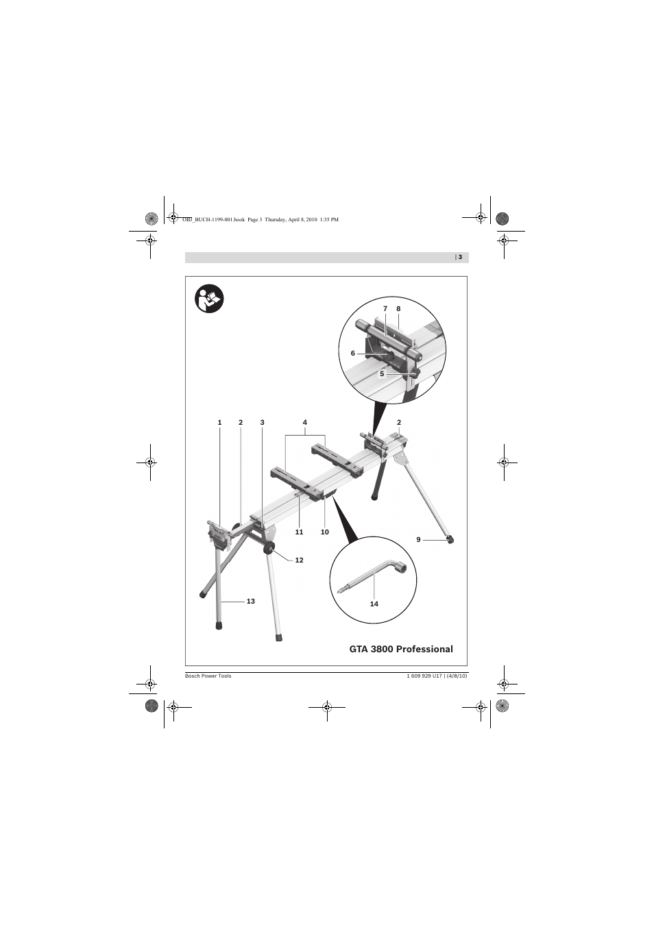 Bosch GTA 3800 Professional User Manual | Page 3 / 171