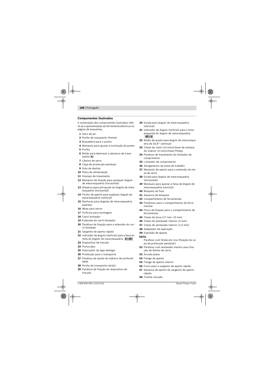 Bosch GCM 10 SD Professional User Manual | Page 106 / 630