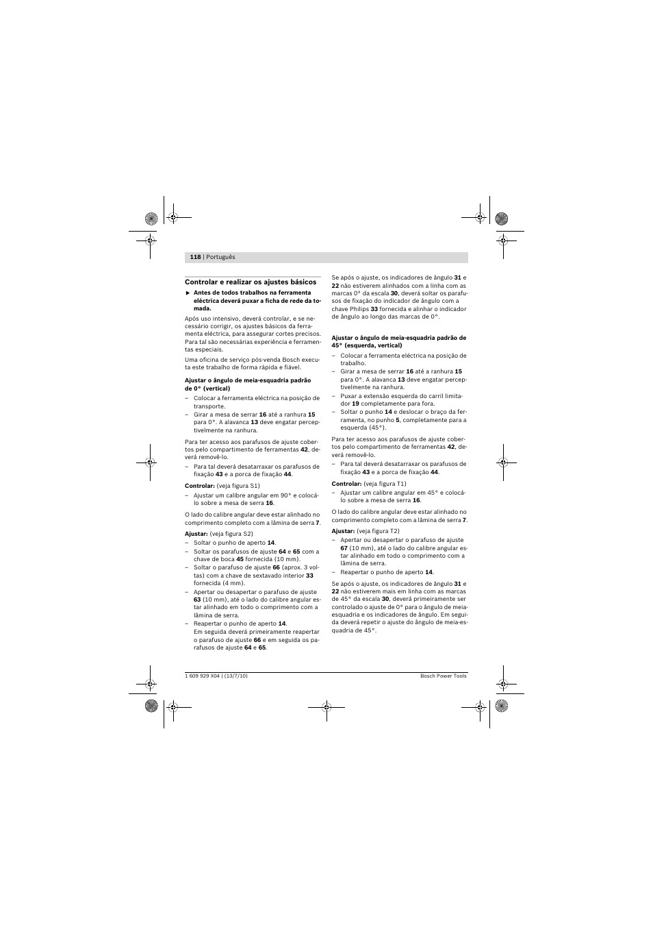 Bosch GCM 10 SD Professional User Manual | Page 118 / 630