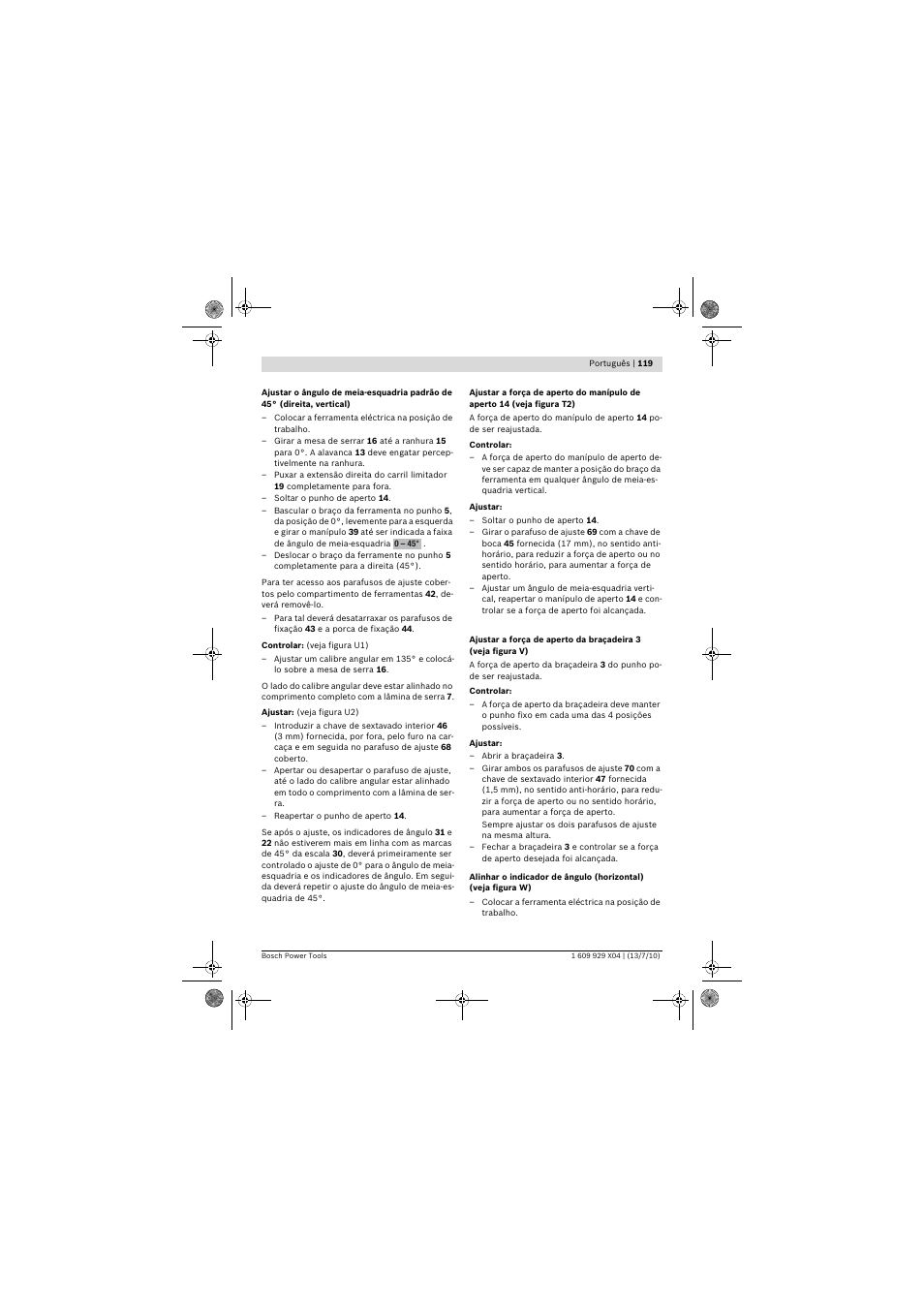 Bosch GCM 10 SD Professional User Manual | Page 119 / 630