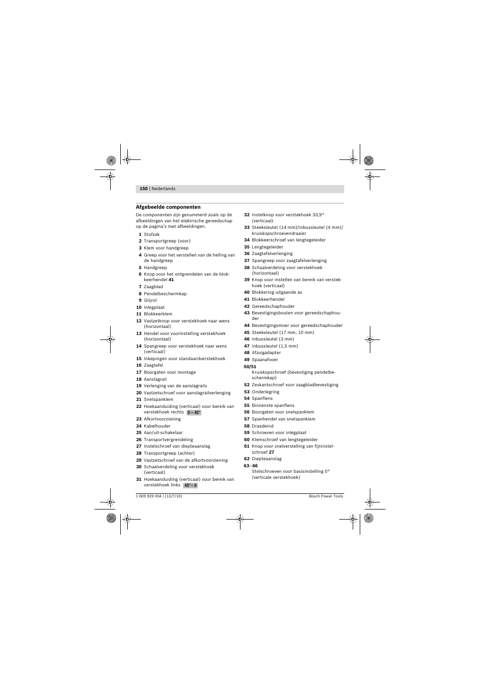 Bosch GCM 10 SD Professional User Manual | Page 150 / 630