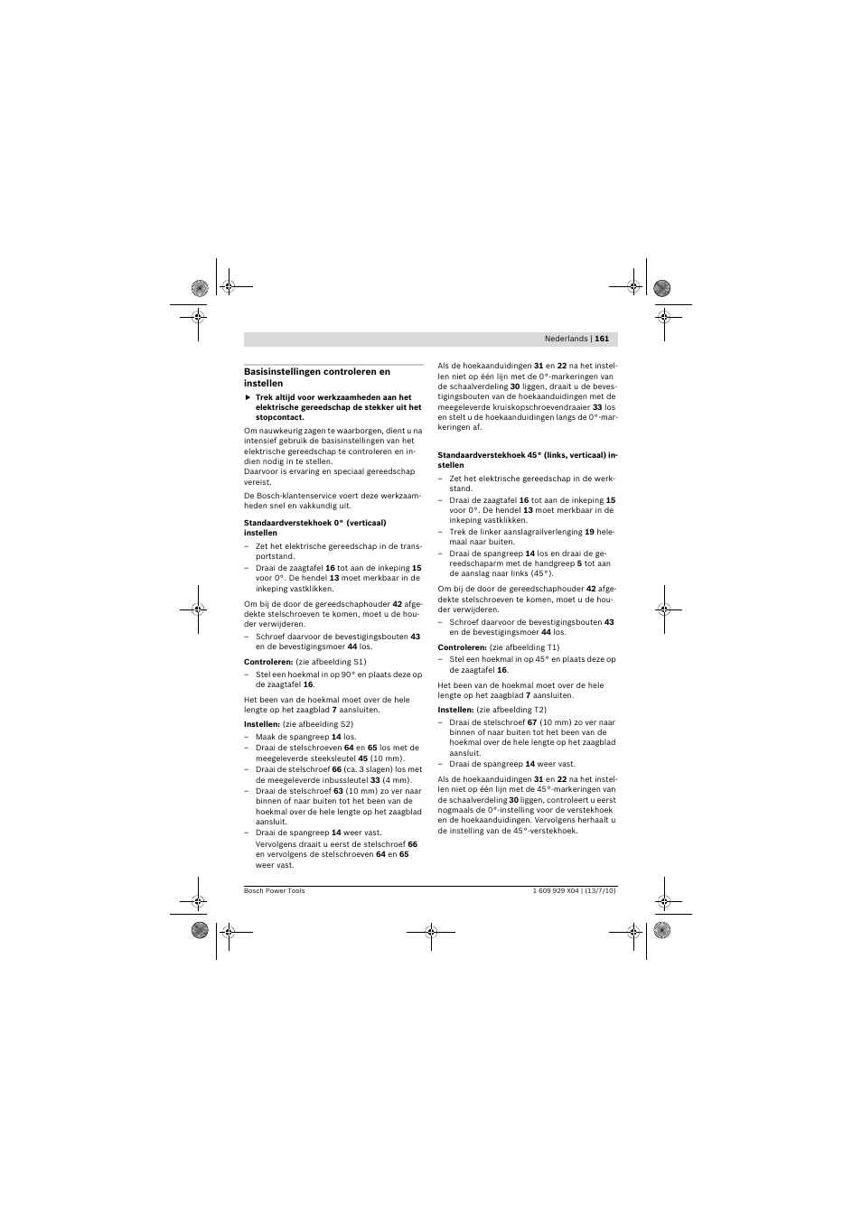 Bosch GCM 10 SD Professional User Manual | Page 161 / 630