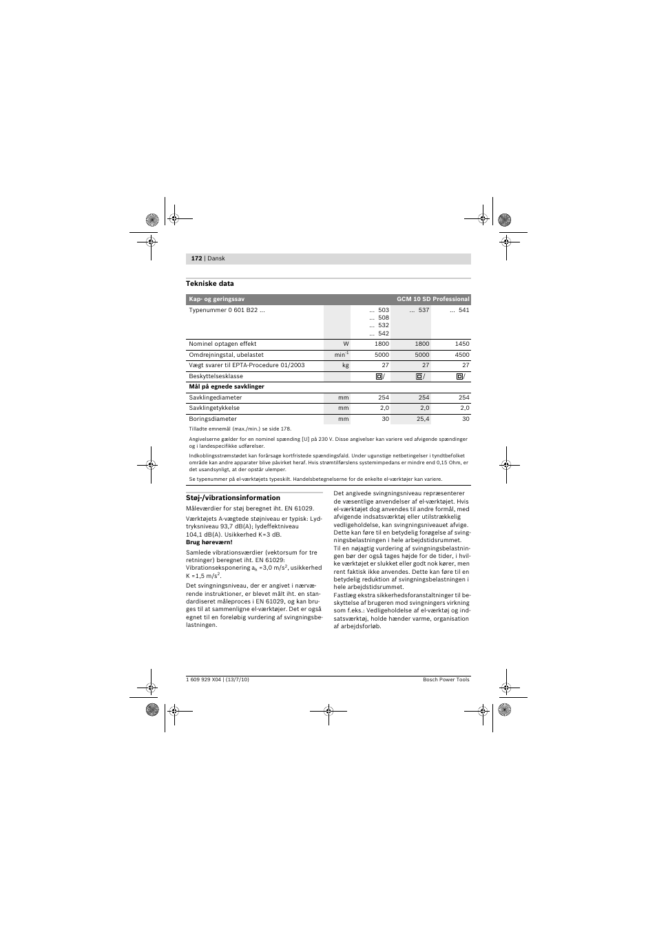Bosch GCM 10 SD Professional User Manual | Page 172 / 630