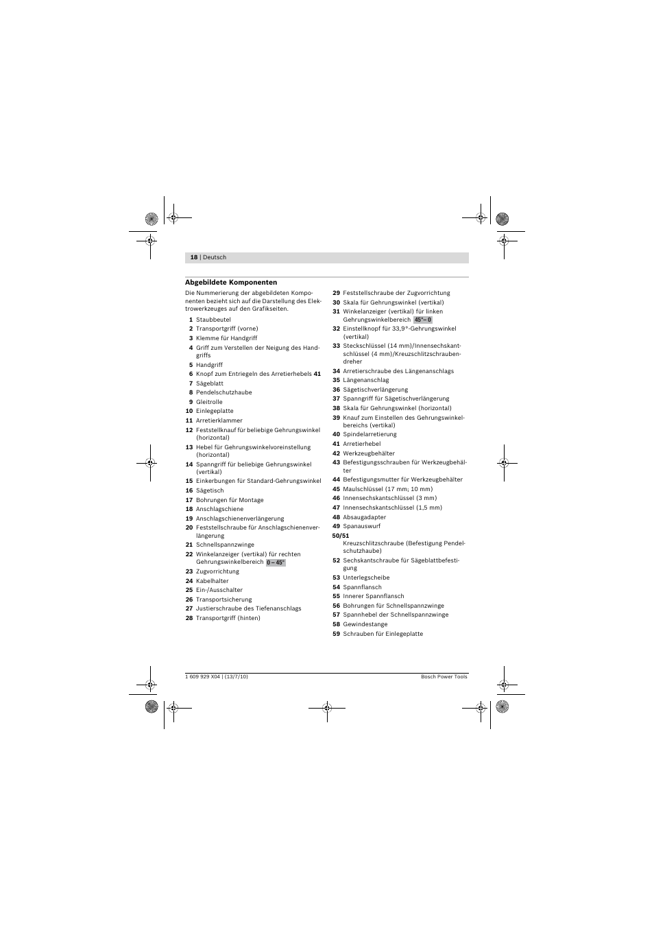 Bosch GCM 10 SD Professional User Manual | Page 18 / 630