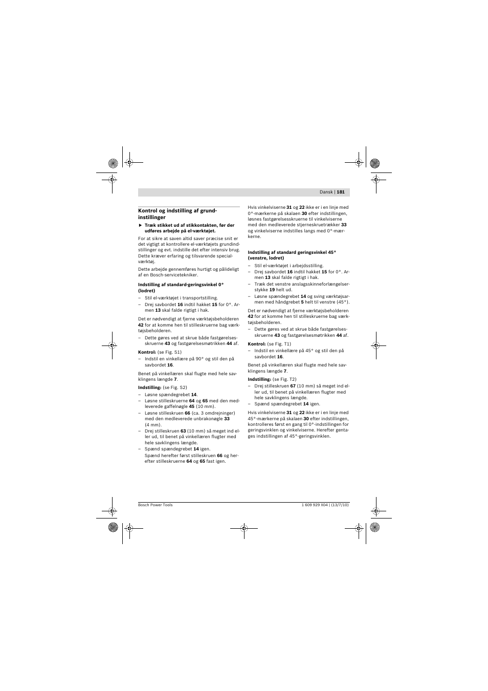 Bosch GCM 10 SD Professional User Manual | Page 181 / 630