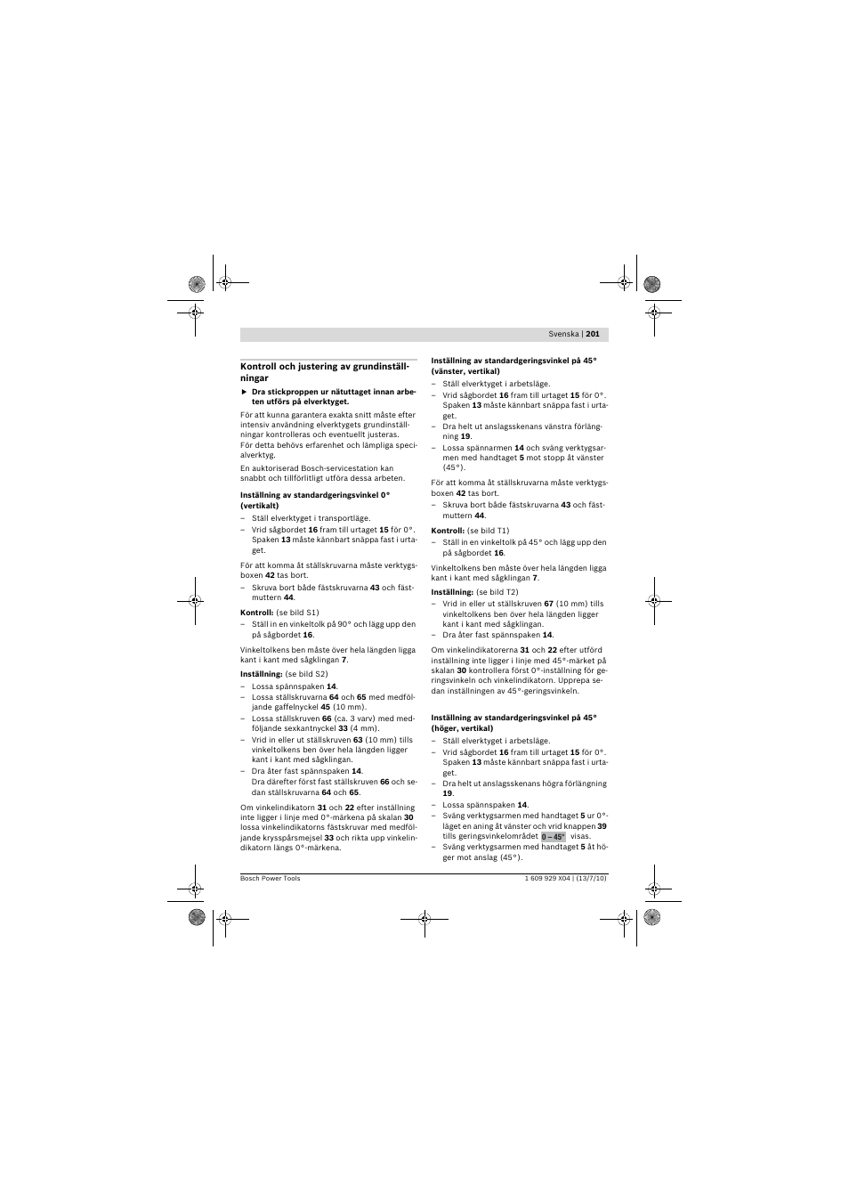 Bosch GCM 10 SD Professional User Manual | Page 201 / 630