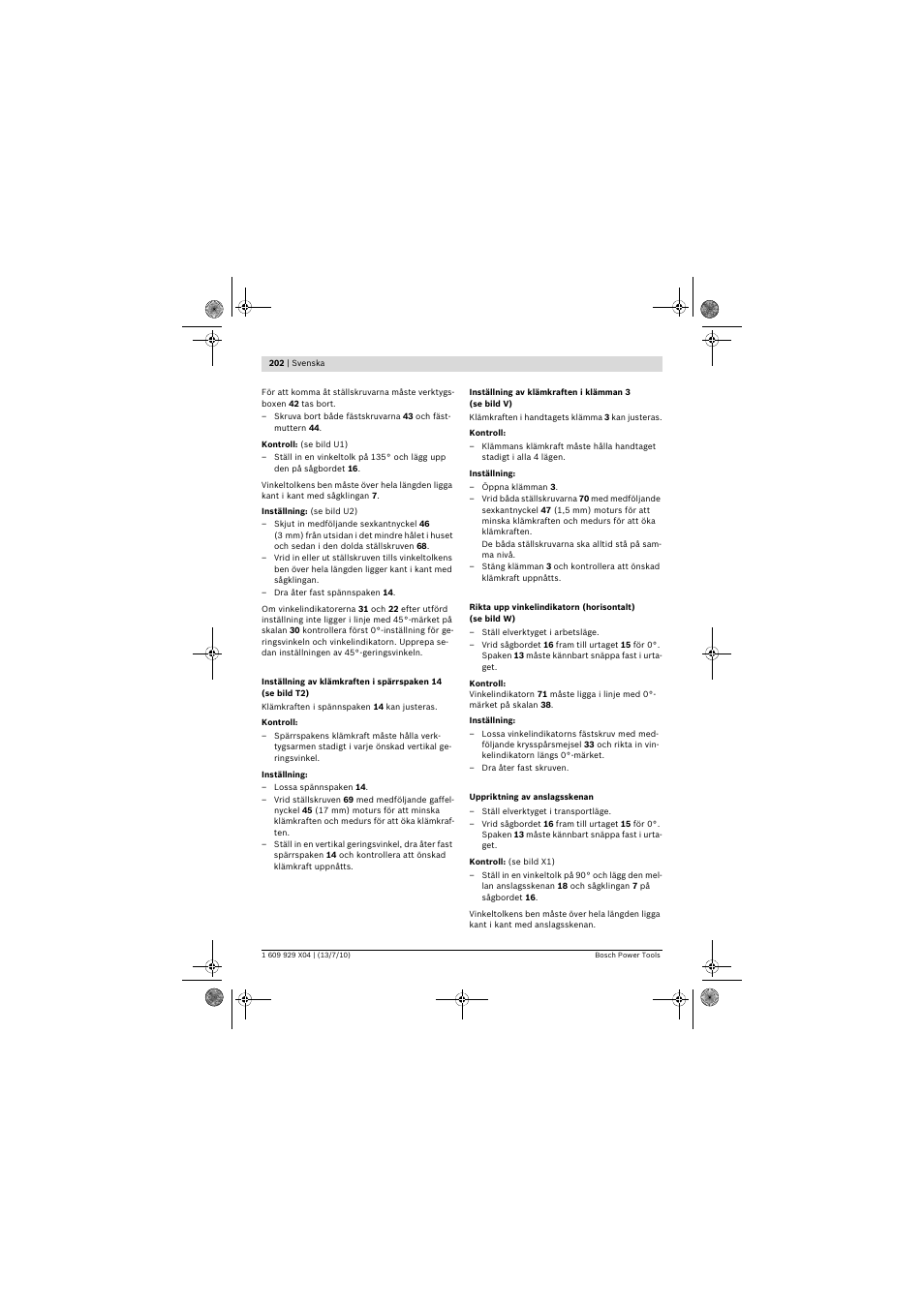 Bosch GCM 10 SD Professional User Manual | Page 202 / 630