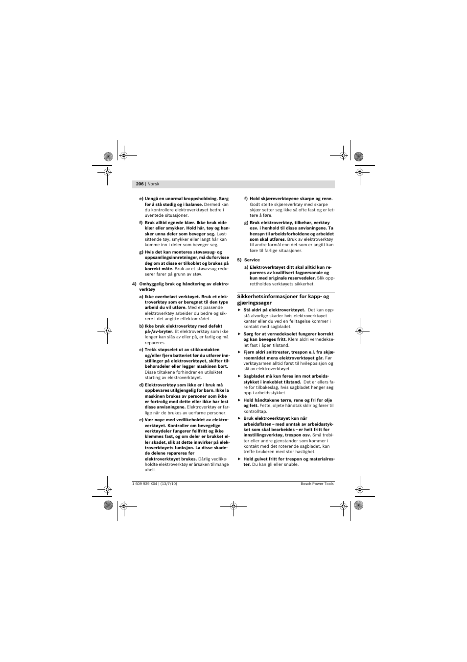 Bosch GCM 10 SD Professional User Manual | Page 206 / 630