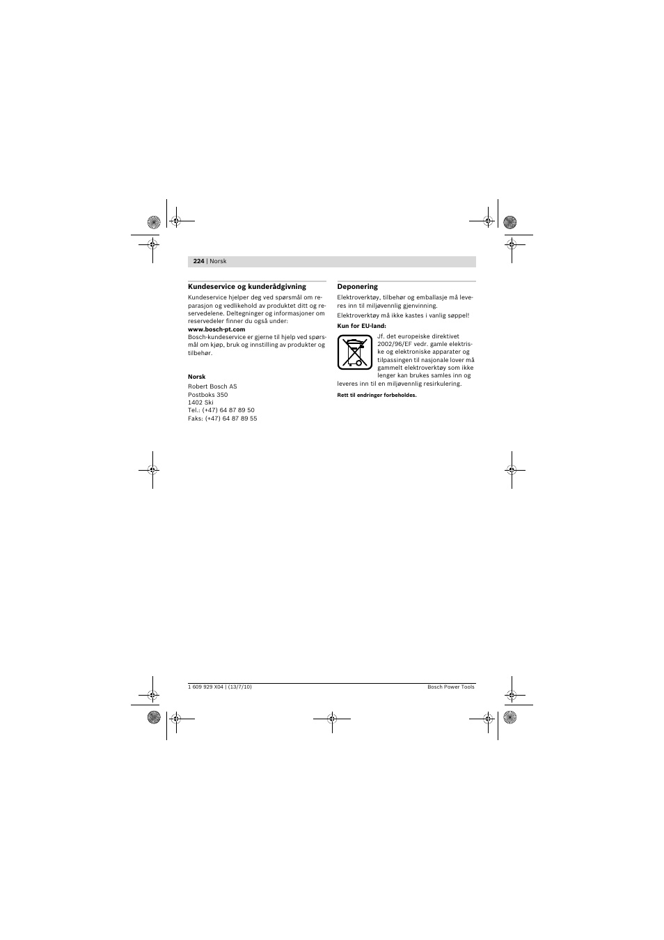 Bosch GCM 10 SD Professional User Manual | Page 224 / 630