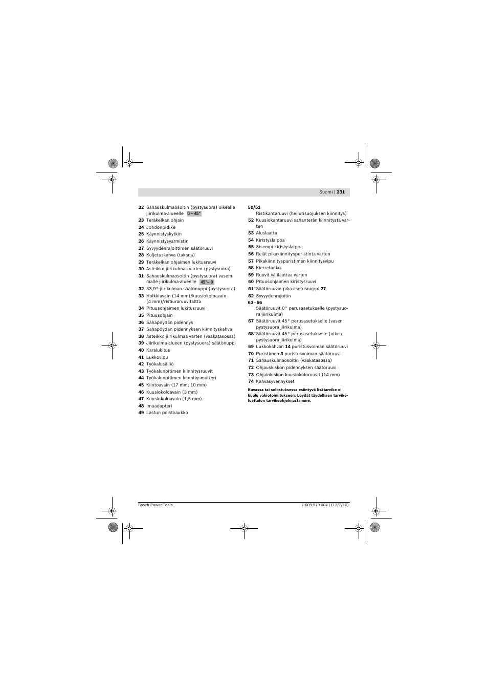 Bosch GCM 10 SD Professional User Manual | Page 231 / 630
