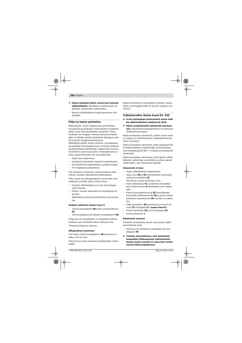 Bosch GCM 10 SD Professional User Manual | Page 234 / 630