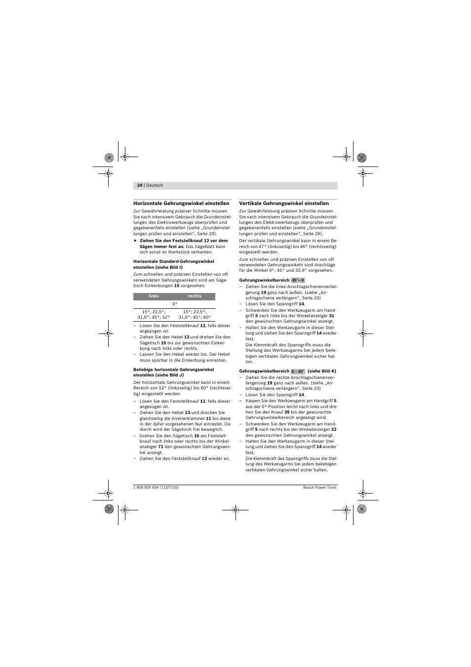 Bosch GCM 10 SD Professional User Manual | Page 24 / 630