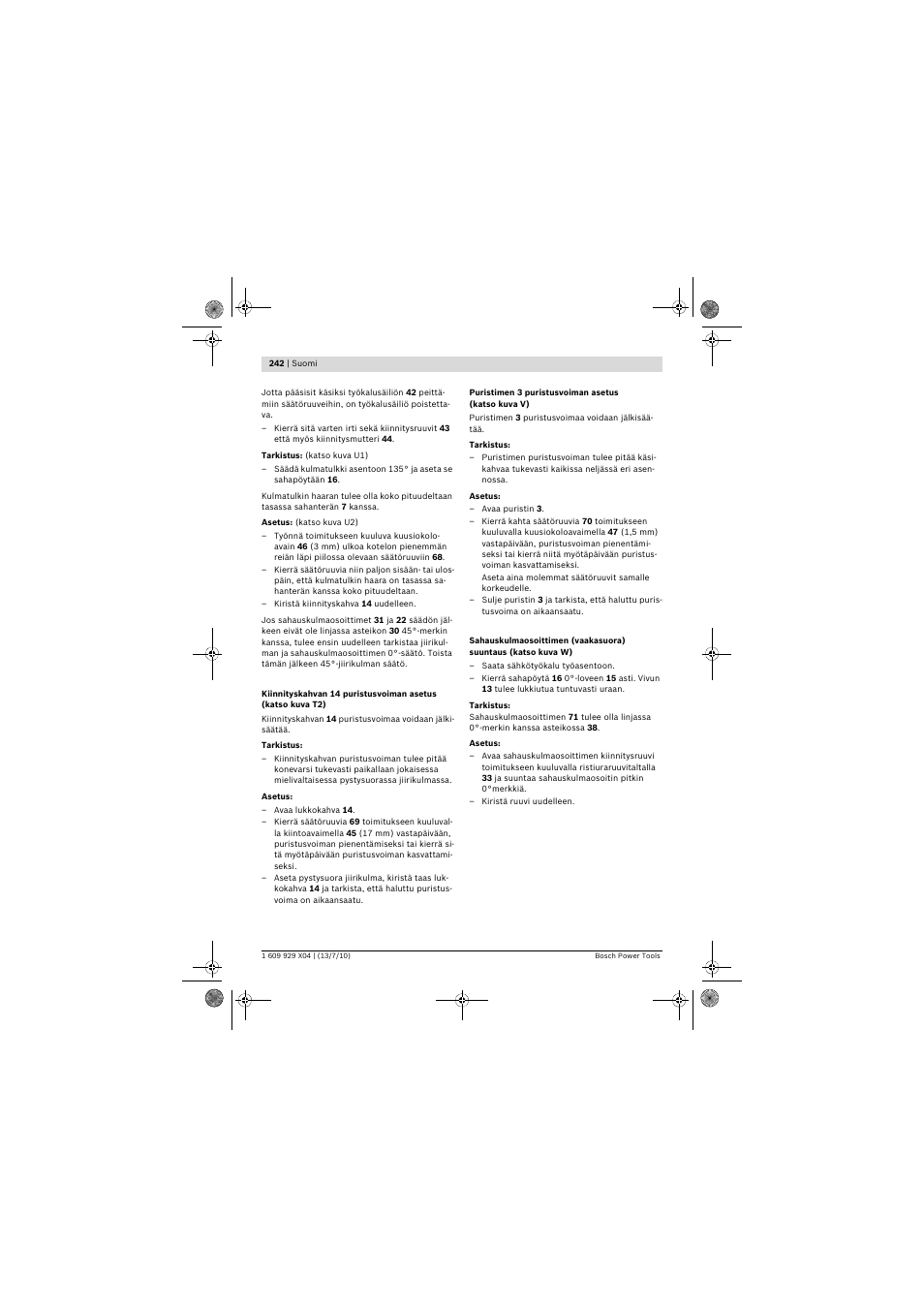 Bosch GCM 10 SD Professional User Manual | Page 242 / 630