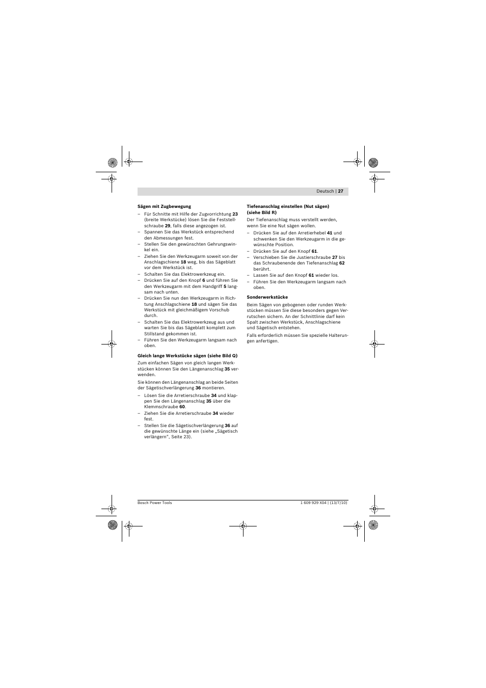 Bosch GCM 10 SD Professional User Manual | Page 27 / 630