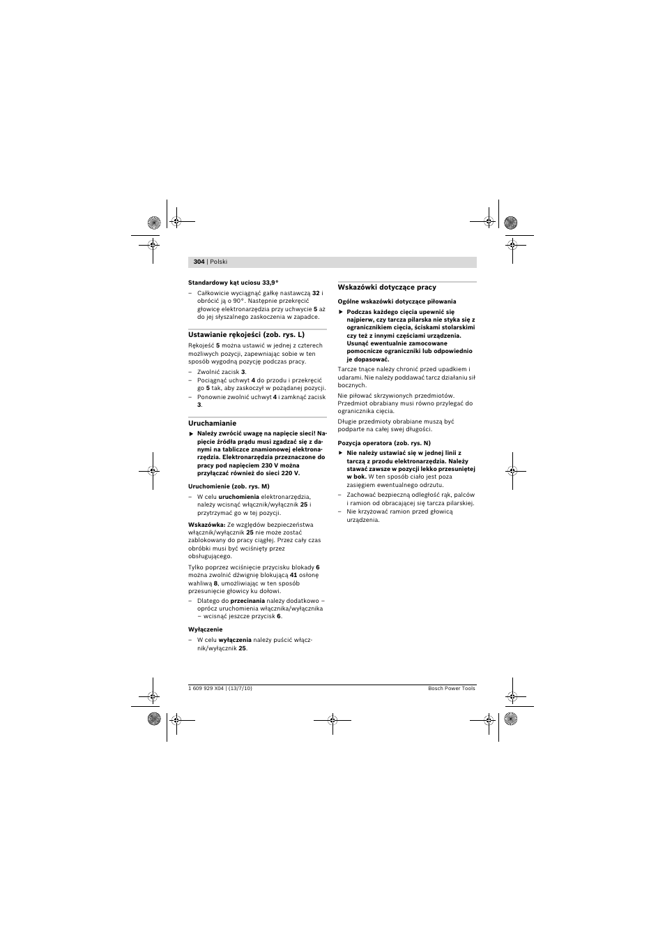 Bosch GCM 10 SD Professional User Manual | Page 304 / 630