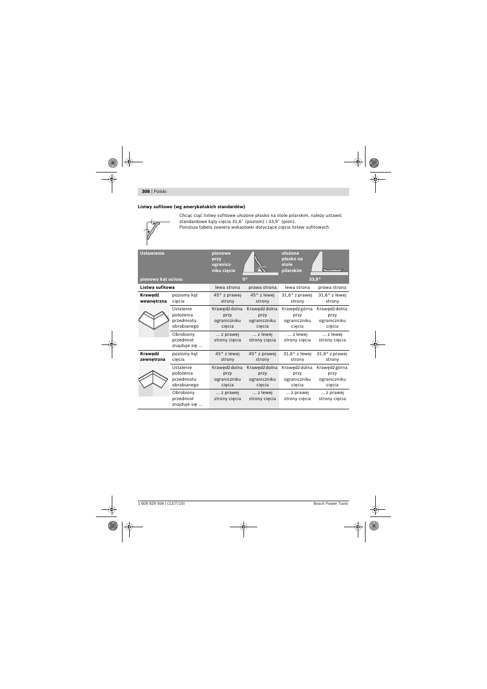 Bosch GCM 10 SD Professional User Manual | Page 308 / 630