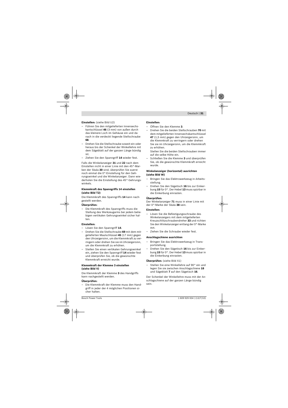 Bosch GCM 10 SD Professional User Manual | Page 31 / 630