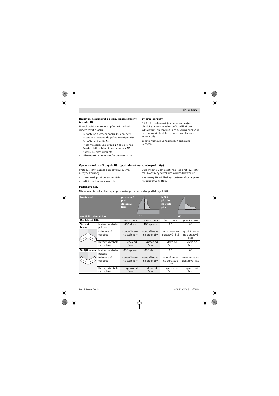 Bosch GCM 10 SD Professional User Manual | Page 327 / 630