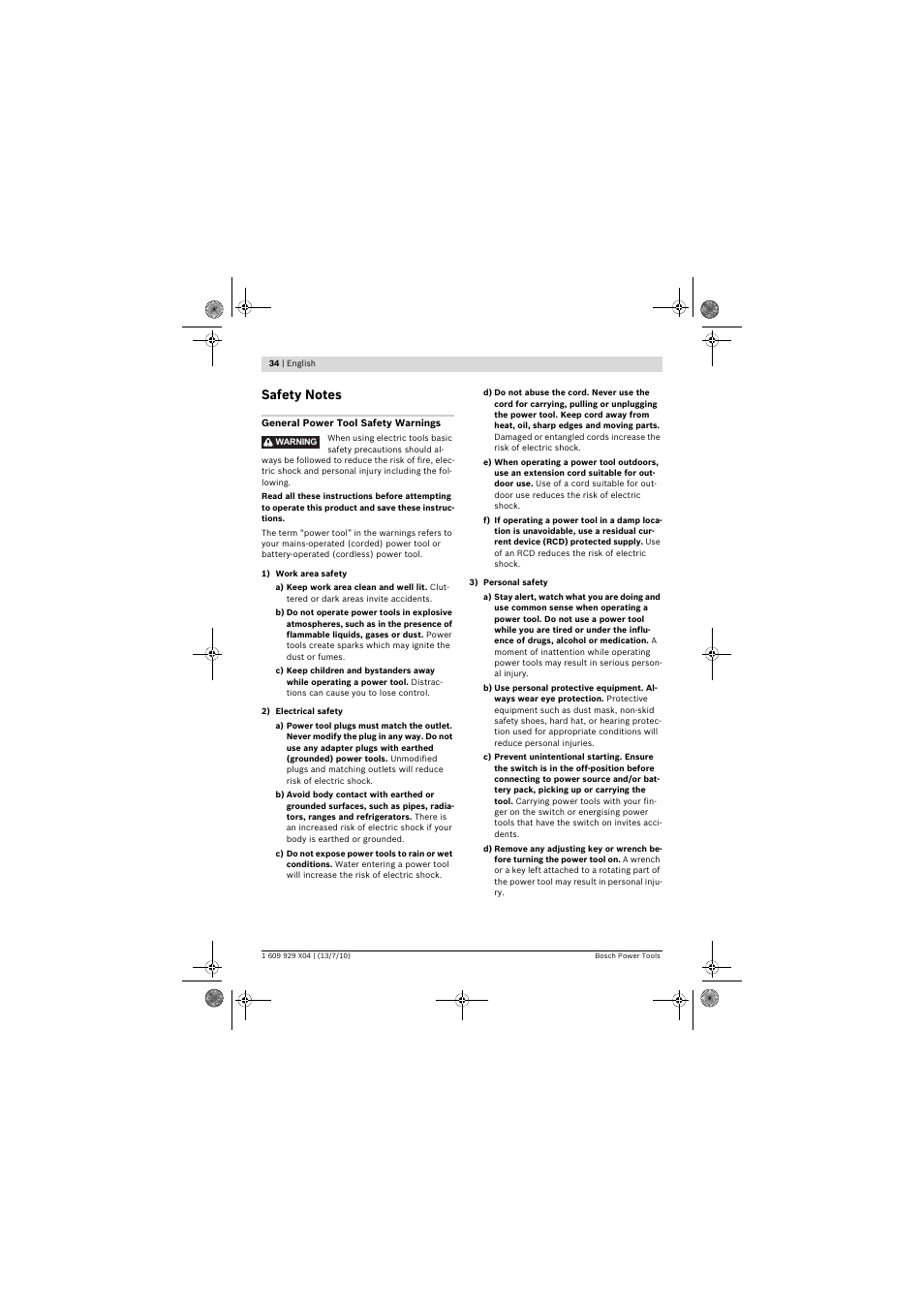 Bosch GCM 10 SD Professional User Manual | Page 34 / 630