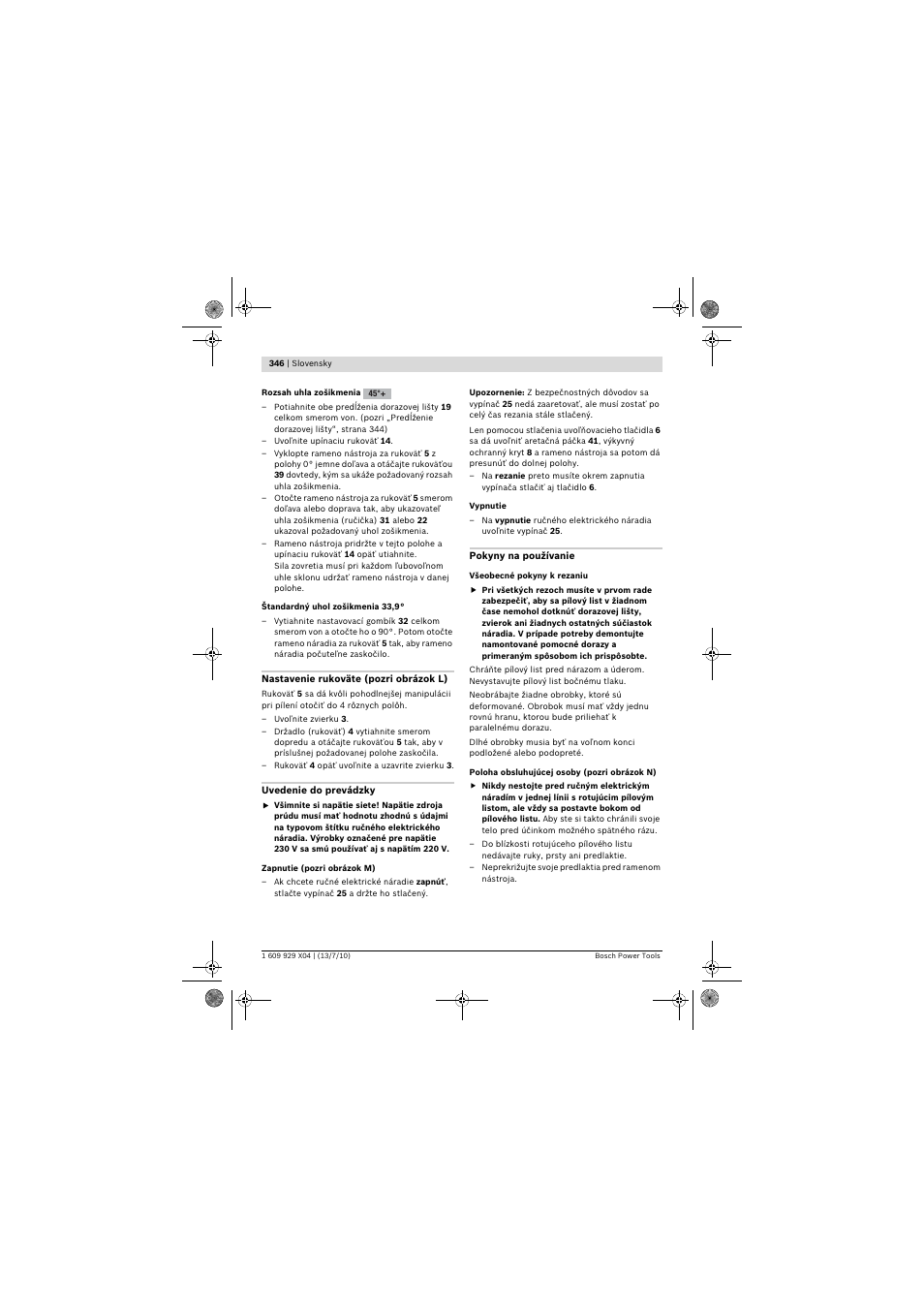 Bosch GCM 10 SD Professional User Manual | Page 346 / 630