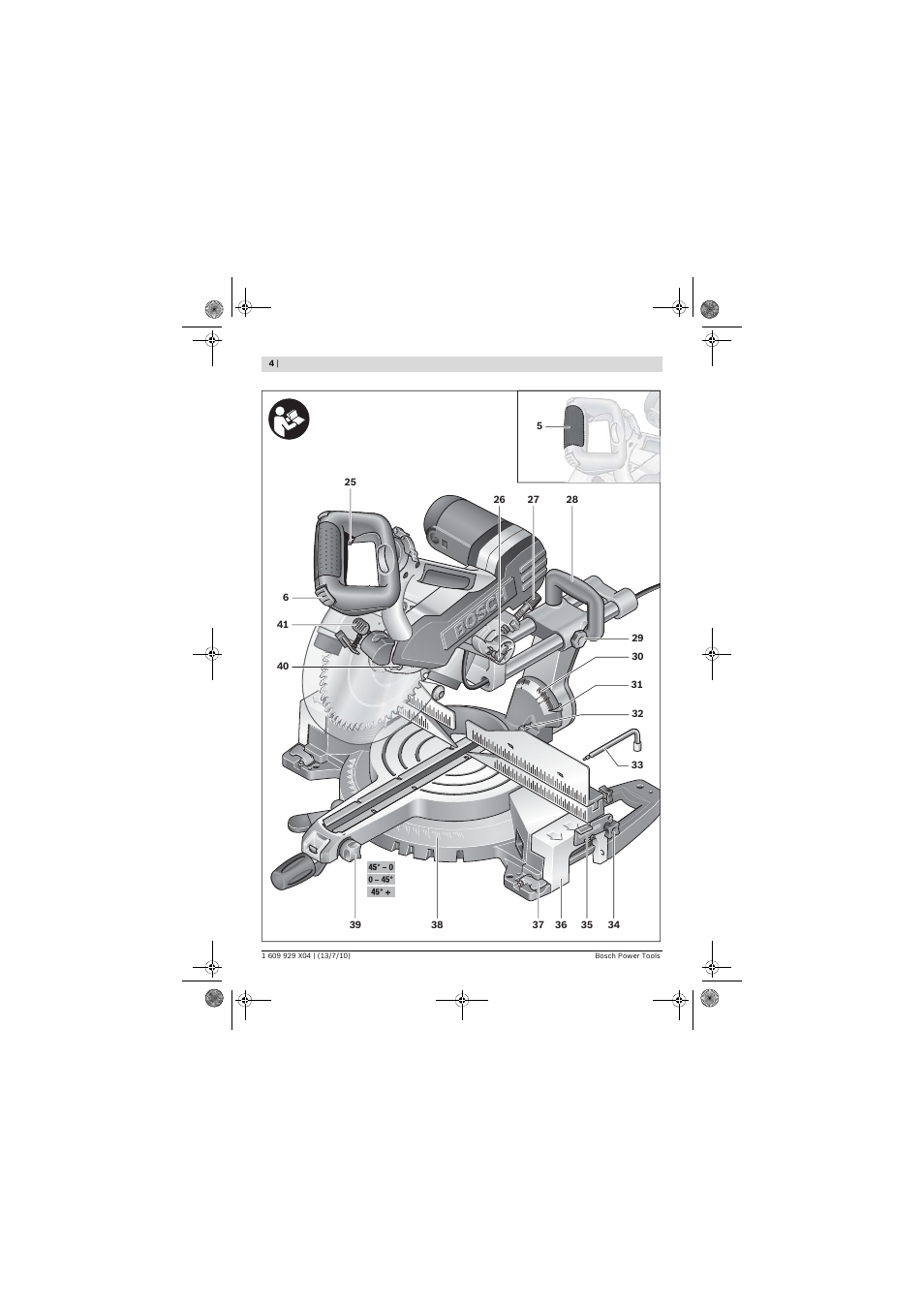Bosch GCM 10 SD Professional User Manual | Page 4 / 630