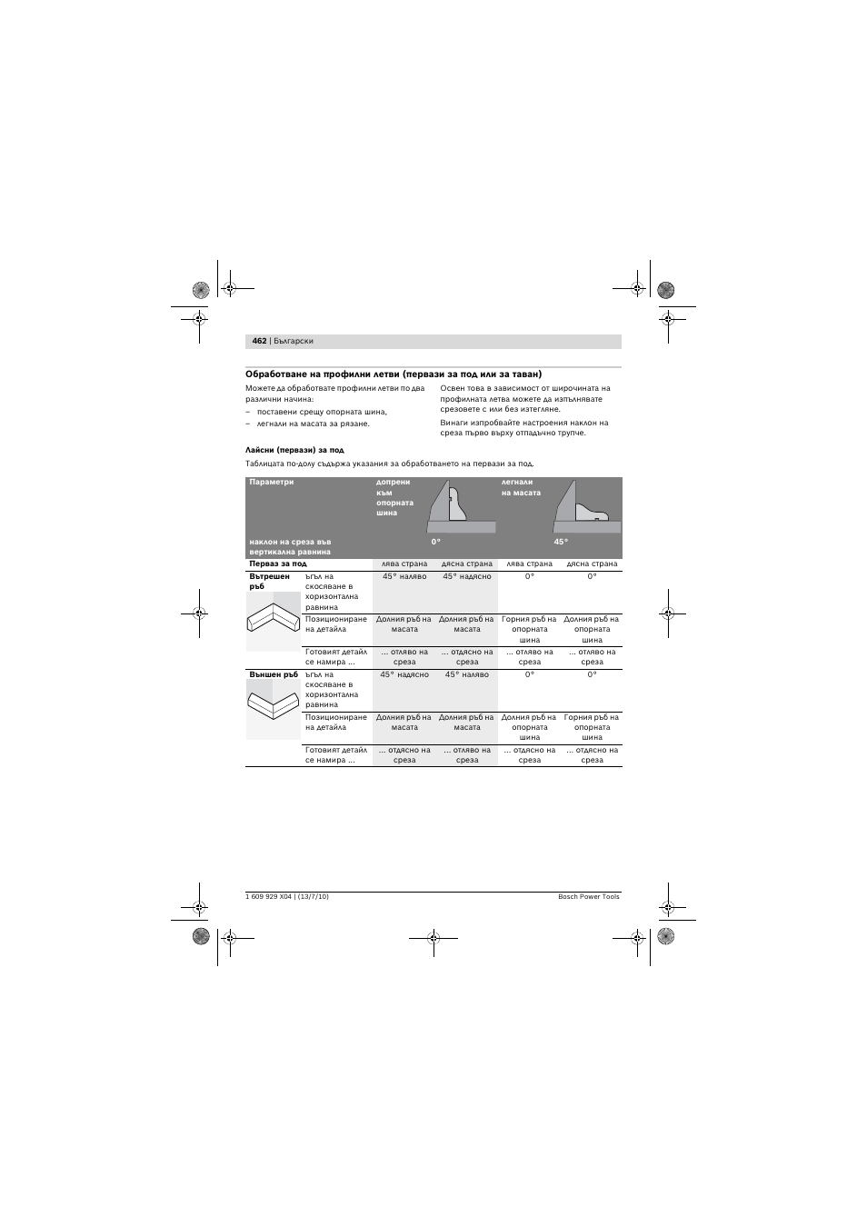 Bosch GCM 10 SD Professional User Manual | Page 462 / 630