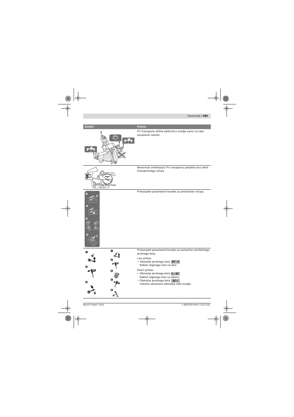 Bosch GCM 10 SD Professional User Manual | Page 493 / 630