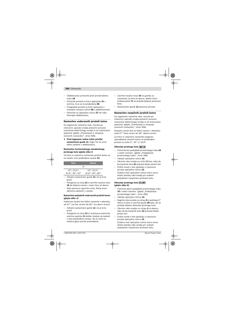 Bosch GCM 10 SD Professional User Manual | Page 500 / 630