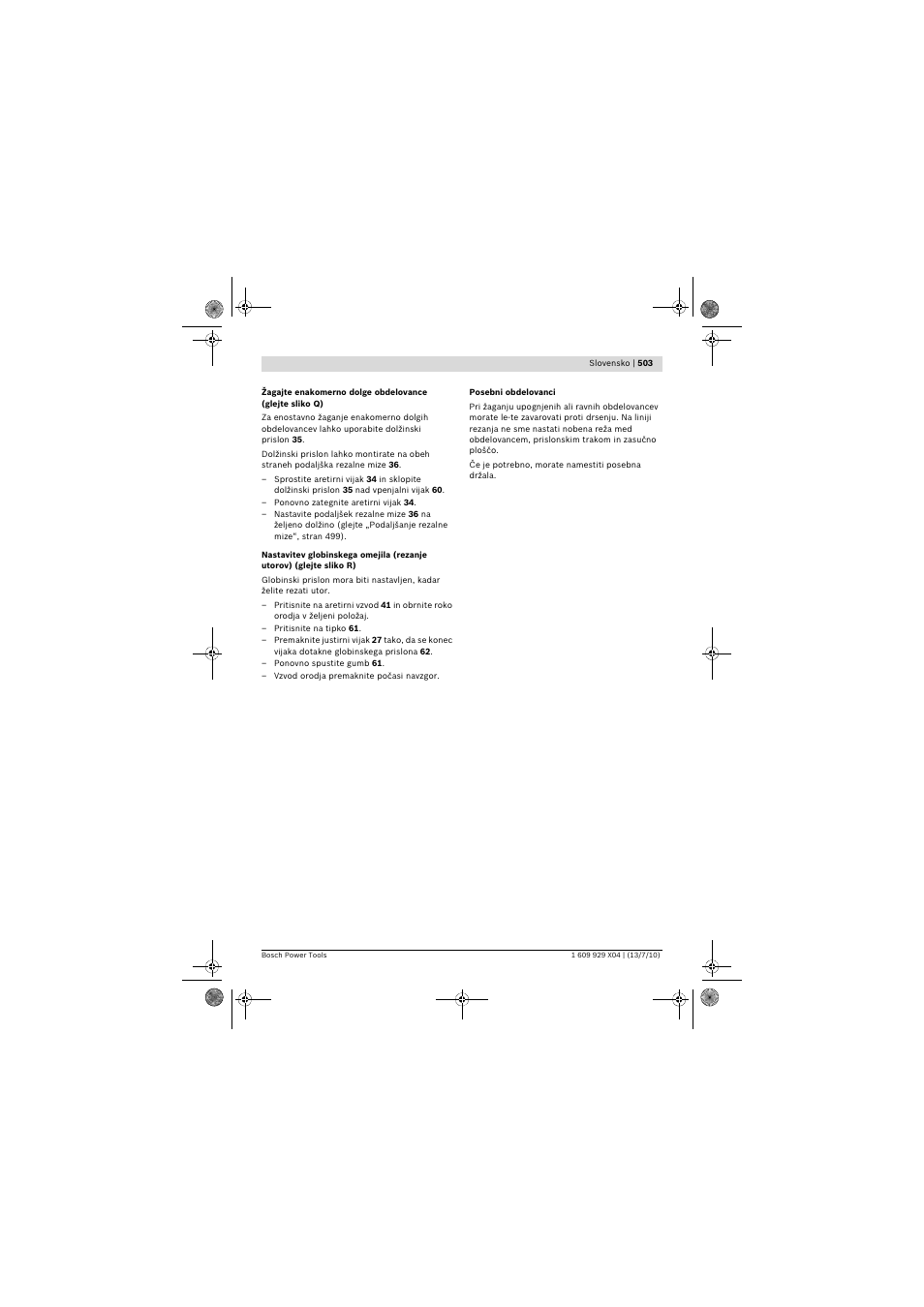 Bosch GCM 10 SD Professional User Manual | Page 503 / 630