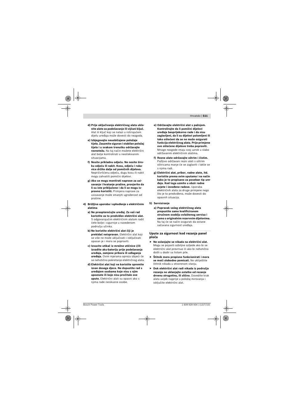 Bosch GCM 10 SD Professional User Manual | Page 511 / 630