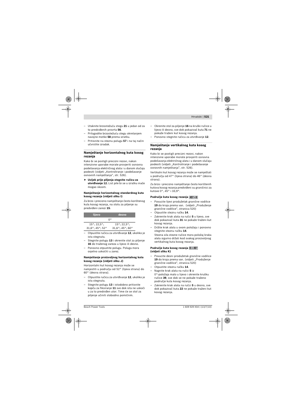 Bosch GCM 10 SD Professional User Manual | Page 521 / 630
