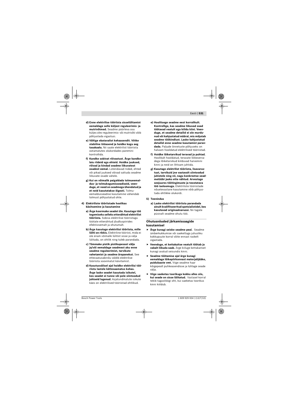 Bosch GCM 10 SD Professional User Manual | Page 531 / 630