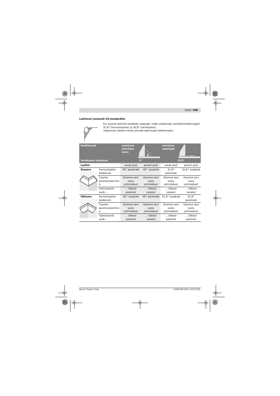 Bosch GCM 10 SD Professional User Manual | Page 545 / 630
