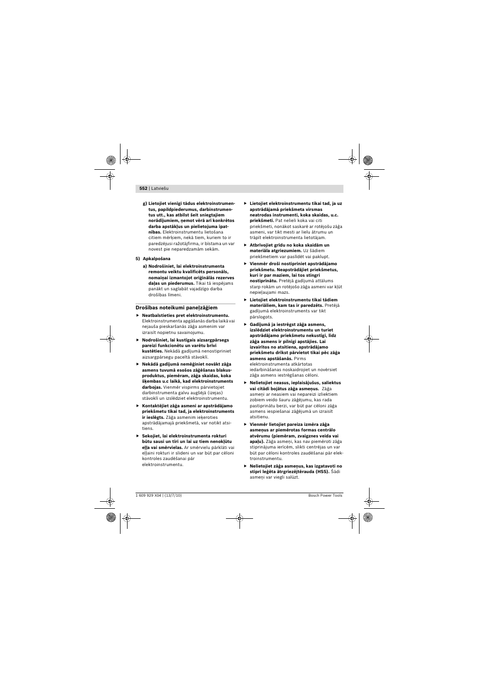 Bosch GCM 10 SD Professional User Manual | Page 552 / 630