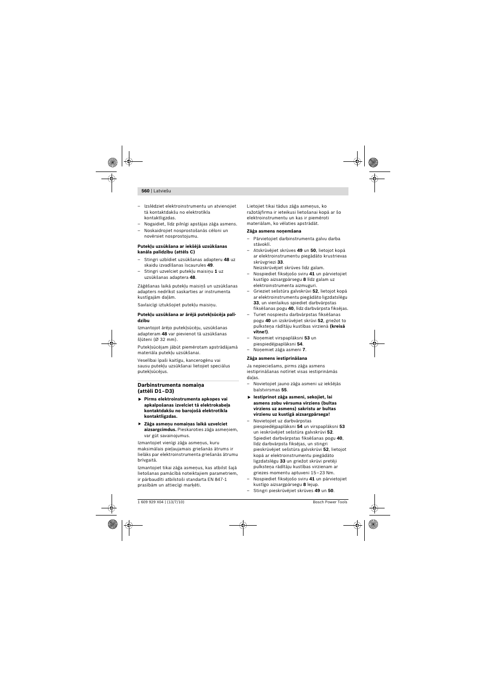 Bosch GCM 10 SD Professional User Manual | Page 560 / 630