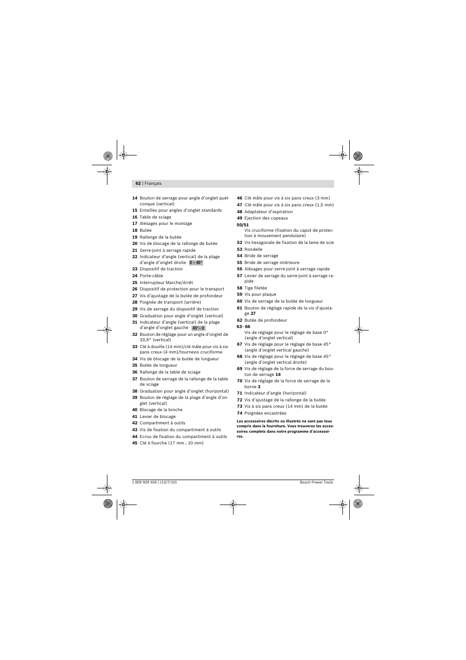 Bosch GCM 10 SD Professional User Manual | Page 62 / 630