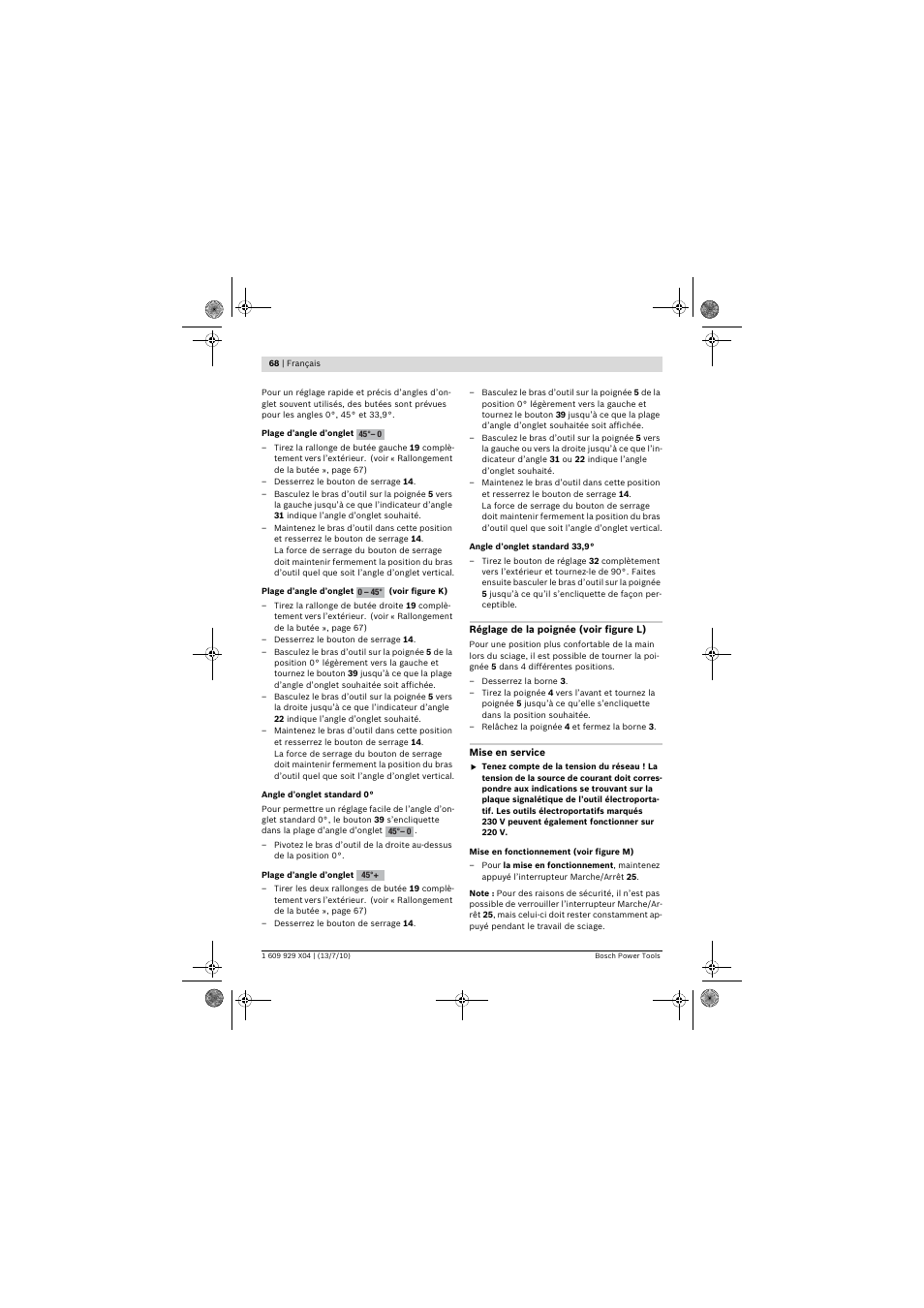 Bosch GCM 10 SD Professional User Manual | Page 68 / 630
