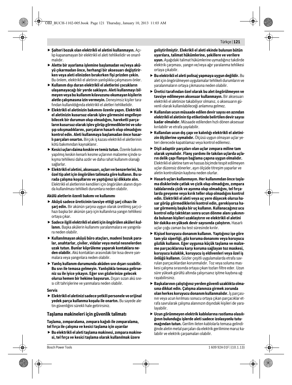 Bosch GWS 18-125 V-LI Professional User Manual | Page 120 / 285