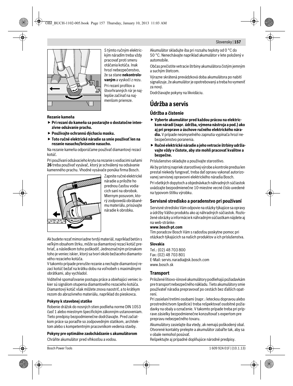 Údržba a servis | Bosch GWS 18-125 V-LI Professional User Manual | Page 156 / 285