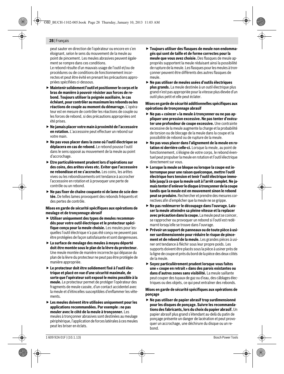 Bosch GWS 18-125 V-LI Professional User Manual | Page 27 / 285