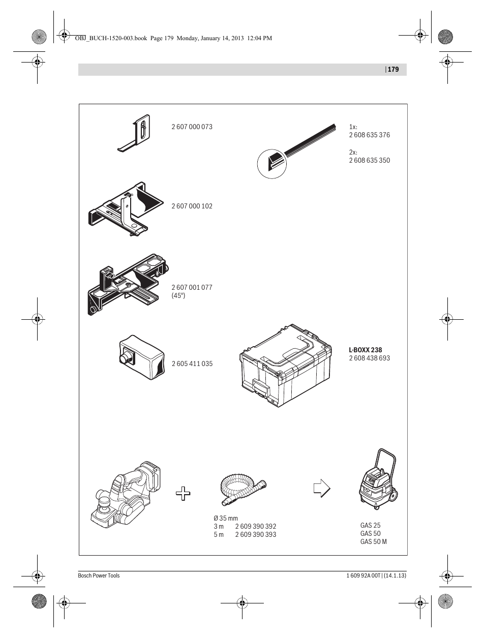 Bosch GHO 14,4 V-LI Professional User Manual | Page 179 / 180