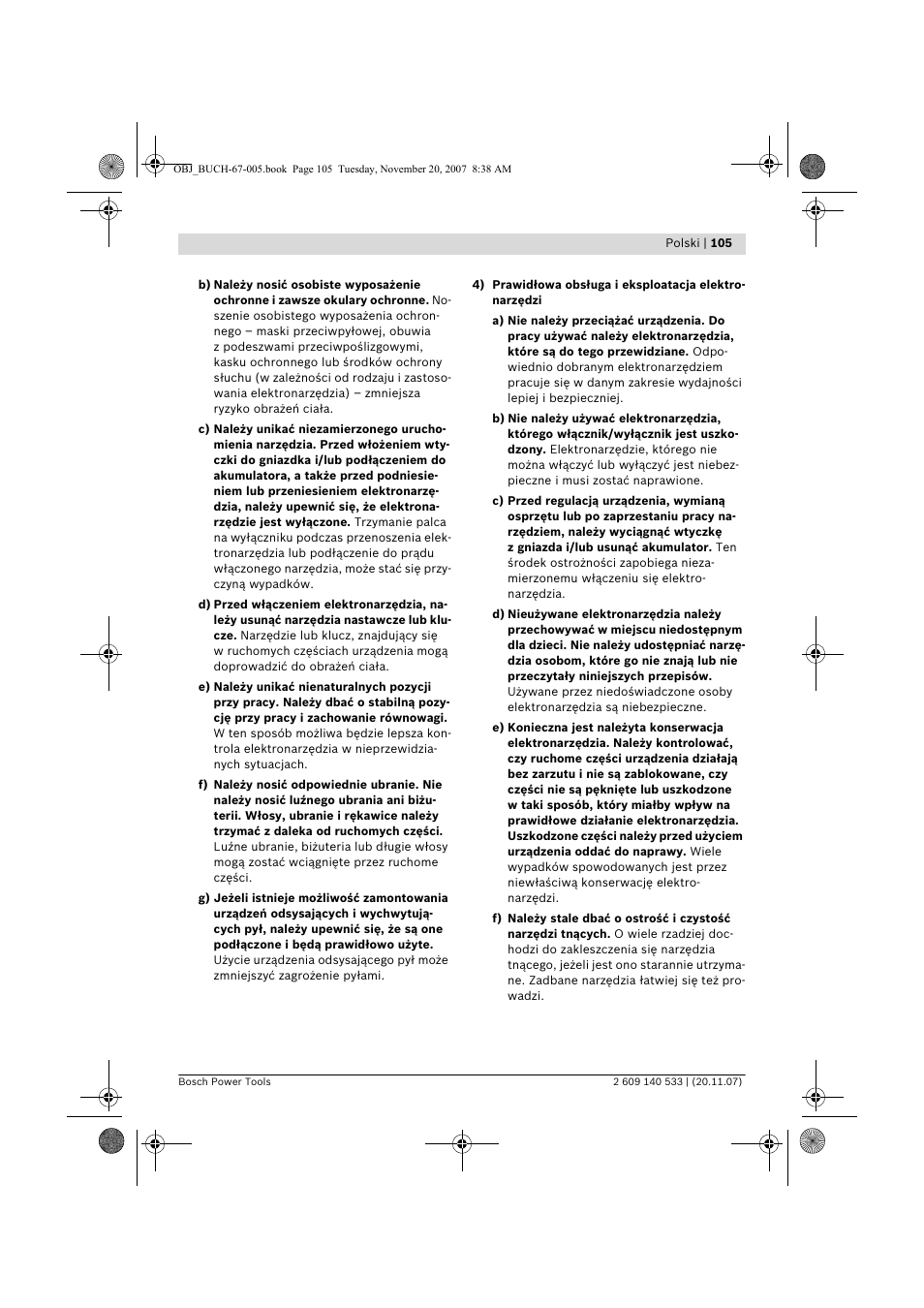 Bosch GSB 13 RE Professional User Manual | Page 105 / 210