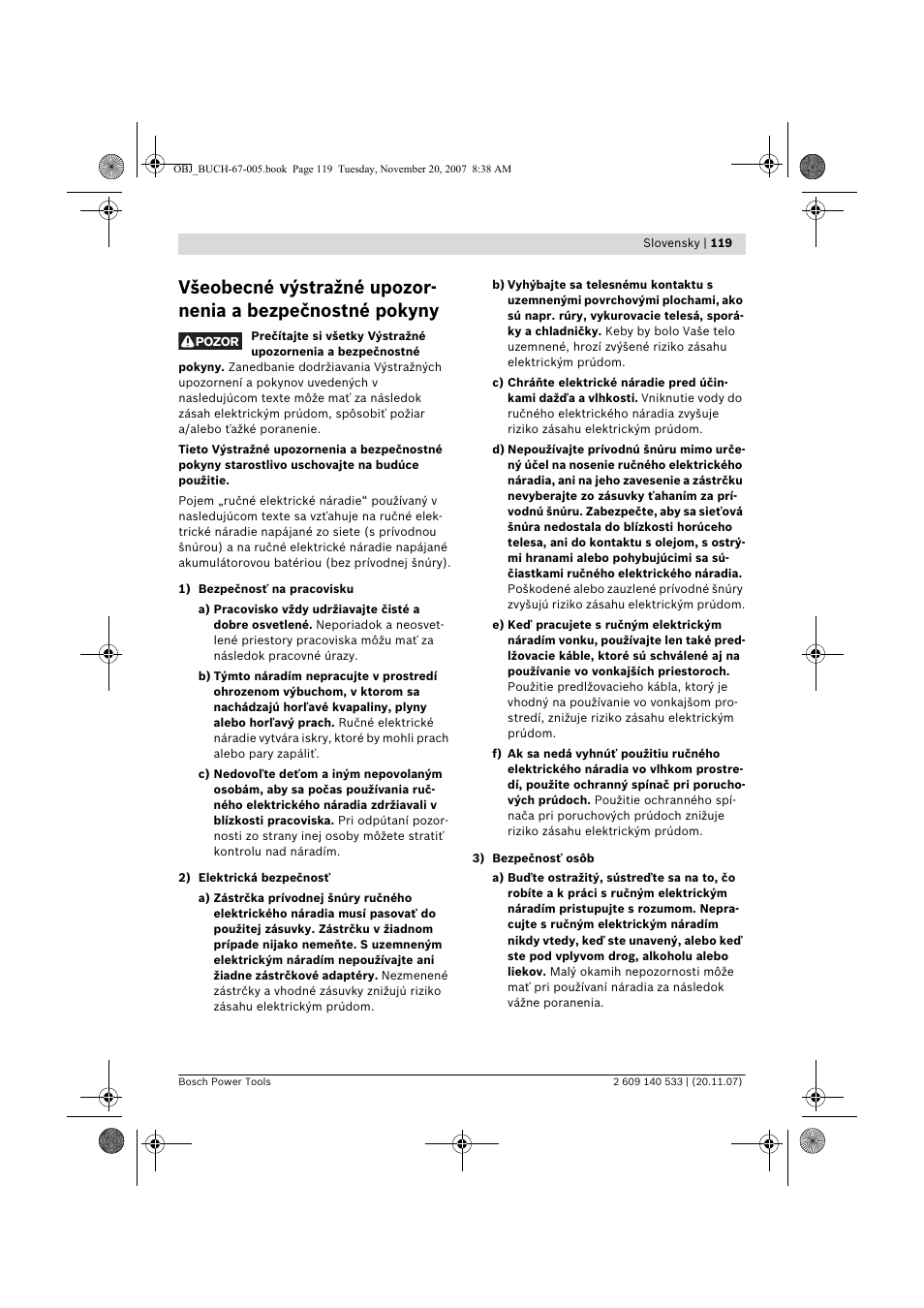 Bosch GSB 13 RE Professional User Manual | Page 119 / 210