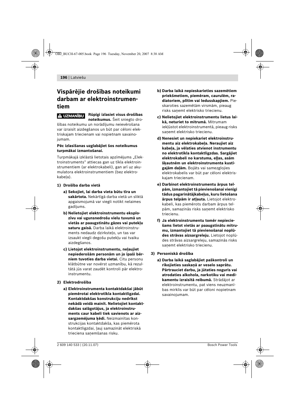 Bosch GSB 13 RE Professional User Manual | Page 196 / 210