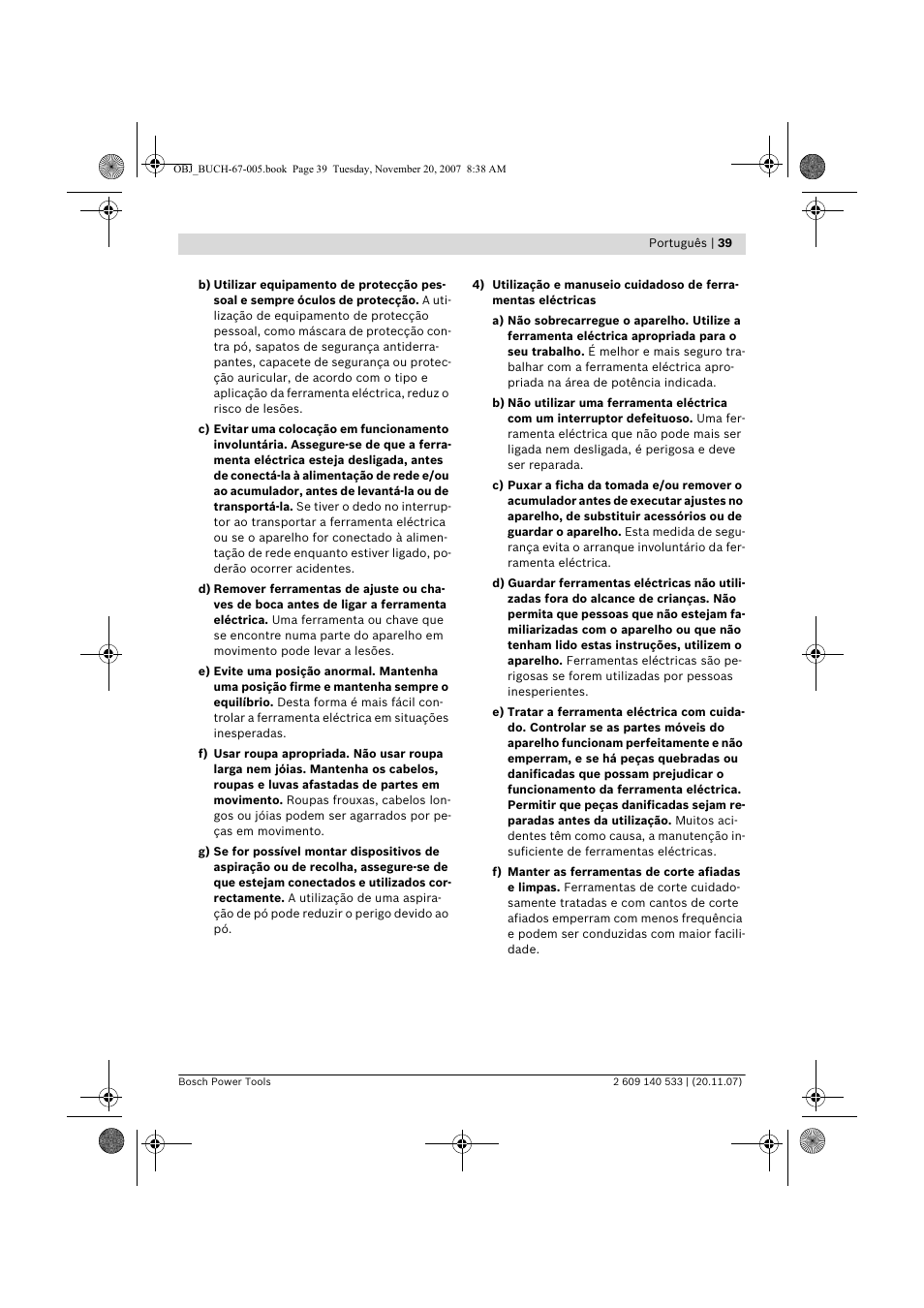 Bosch GSB 13 RE Professional User Manual | Page 39 / 210